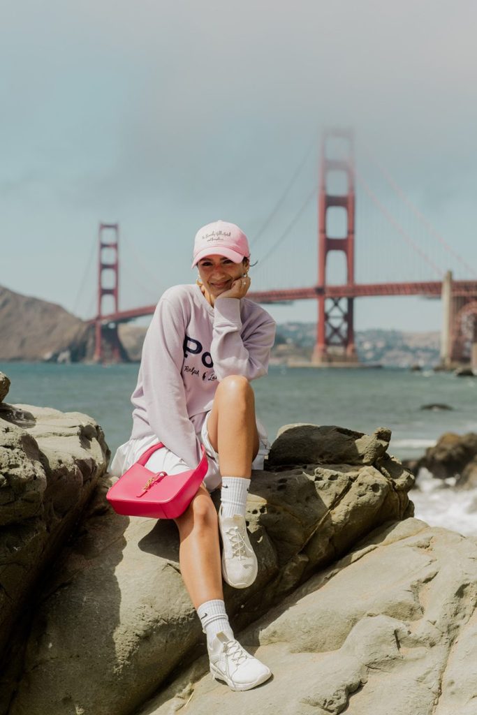 8 of the best places to get photos with the Golden Gate Bridge 4 Postcards from Hawaii Travel & Lifestyle blog 8 OF THE BEST PLACES TO GET PHOTOS WITH THE GOLDEN GATE BRIDGE, Gabriella Wisdom, Golden Gate Bridge picture spot, Golden Gate Bridge photo spots, Golden Gate Bridge park, San Francisco, Baker Beach