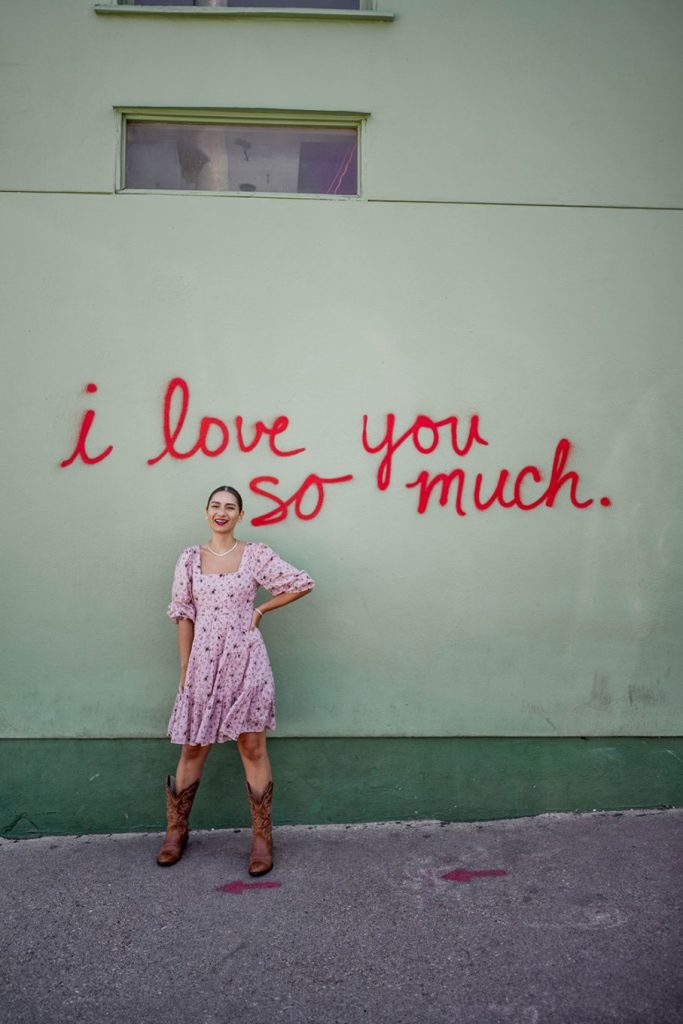 5 best and most Instagrammable murals in Austin, Texas 7 5 best and most Instagrammable murals in Austin, Texas TikTok, greetings from Austin, Love from Austin, Don't mess with Texas, I love you so much mural