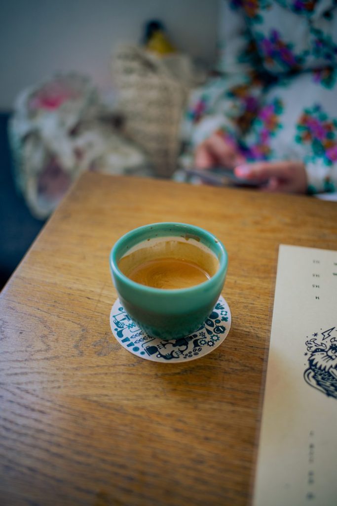 Things to do in Newtown & Enmore, Sydney Australia 11 Turquoise coffee cup at Black Market Coffee